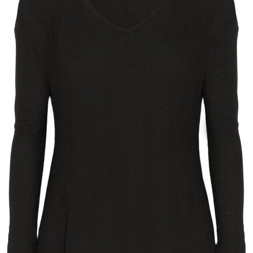 Rag & Bone Jones cutout ribbed stretch-jersey top